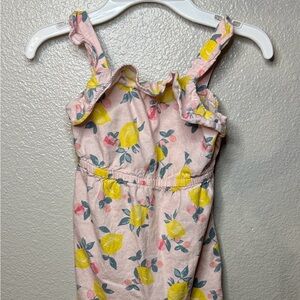 OshKosh B'gosh Pink Lemon Print Dress